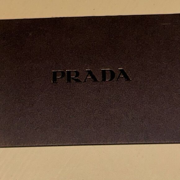 Prada Vitello Shine Zip Around Long Wallet Black Bow Front Elevated Basic Preppy - Picture 10 of 12